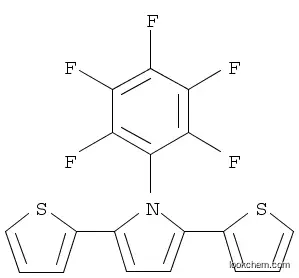 Molecular Structure of 937016-46-1 (1H-Pyrrole, 1-(2,3,4,5,6-pentafluorophenyl)-2,5-di-2-thienyl-)